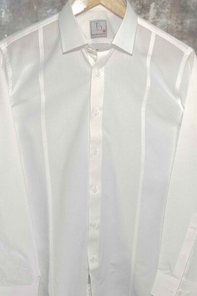 Crinkle White Series Korean Shirt