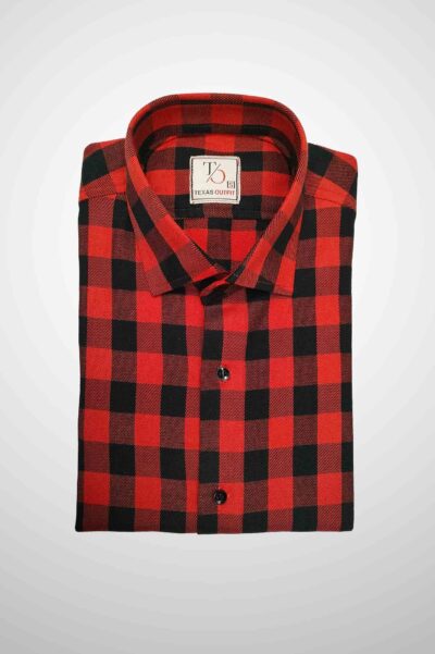 Red Check Flannel 3.5oz shirts